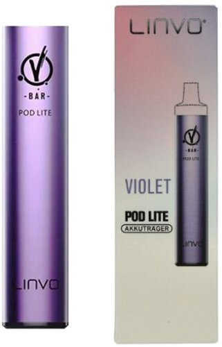 Linvo Pod Lite Violet Akkuträger E-Zigarette mit Kartuschensystem Linvo Pod Lite Violet Akkuträger E-Zigarette mit Kartuschensystem