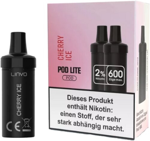Linvo PodLite 2x2ml Cherry Ice 20mg Linvo PodLite 2x2ml Cherry Ice 20mg