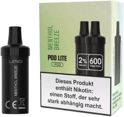 Linvo PodLite Plus 2x2ml Menthol Breeze 20mg Linvo PodLite Plus 2x2ml Menthol Breeze 20mg