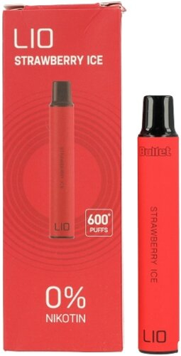 Lio Mini 600 Einweg E-Zigarette Strawberry Ice 0mg