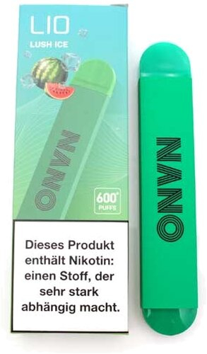 Lio Nano X 600 Einweg E-Zigarette Lush Ice 20mg