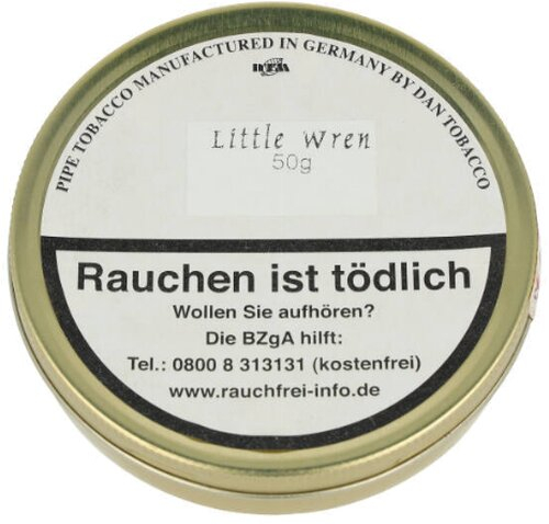 Little Wren (Zaunkönig) Pfeifentabak 50g Dose Little Wren (Zaunkönig) Pfeifentabak 50g Dose
