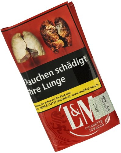 L&M Tabak Red 30g Päckchen Feinschnitt L&M Tabak Red 30g Päckchen Feinschnitt