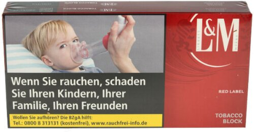 L&M Tobacco Block Red Label 42g Feinschnitt L&M Tobacco Block Red Label 42g Feinschnitt