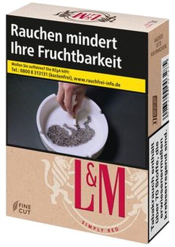 L&M Simply Red ohne Zusätze 20er L&M Simply Red ohne Zusätze 20er
