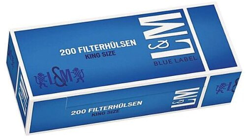 L&M Zigarettenhülsen Blue Label 200 Stück L&M Zigarettenhülsen Blue Label 200 Stück