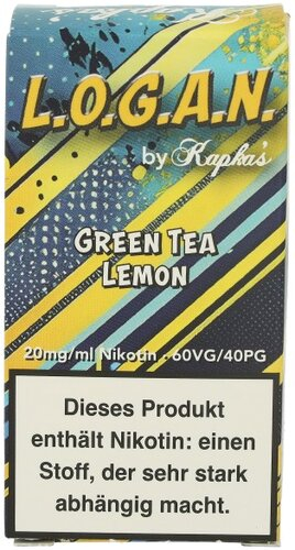 L.O.G.A.N. by Kapkas Green Tea Lemon Nikotinsalzliquid 20mg