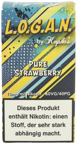 L.O.G.A.N. by Kapkas Pure Strawberry Nikotinsalzliquid 10mg
