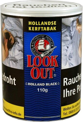 Look Out Tabak Holland Black Shag 150g Dose