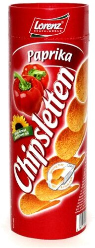 Lorenz Chipsletten Paprika 100g Dose Lorenz Chipsletten Paprika 100g Dose