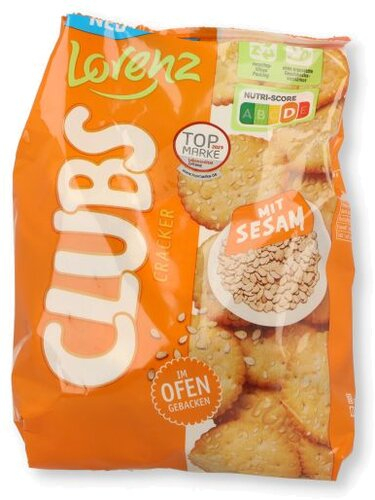 Lorenz Clubs Cracker mit Sesam 180g