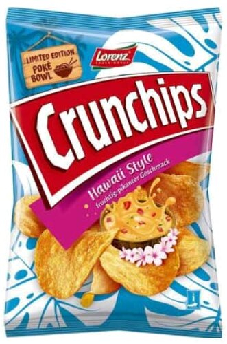 Lorenz Crunchips Hawaii 150g Chips Tüte Lorenz Crunchips Hawaii 150g Chips Tüte