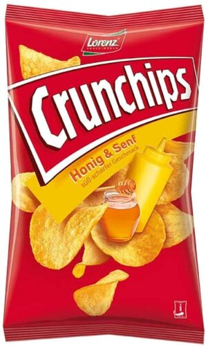 Lorenz Crunchips Honig & Senf 175g Chips Tüte Lorenz Crunchips Honig & Senf 175g Chips Tüte