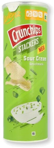 Lorenz Crunchips Stackers Sour Cream 175g Lorenz Crunchips Stackers Sour Cream 175g