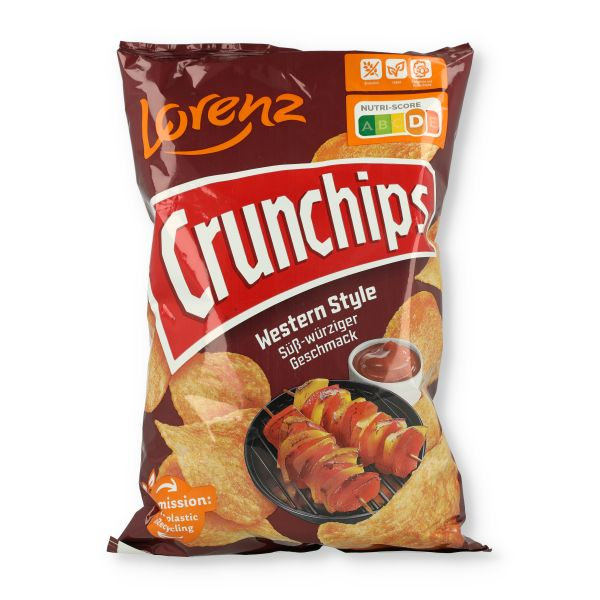 Lorenz Crunchips Western Style 150g