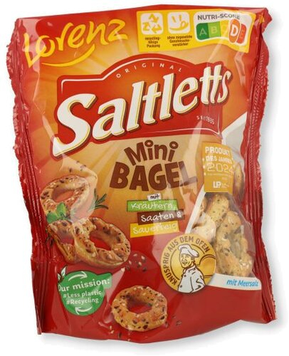 Lorenz Saltletts Mini Bagel 100g Lorenz Saltletts Mini Bagel 100g