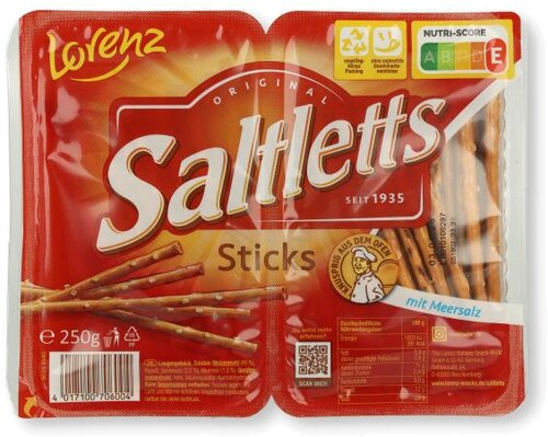 Lorenz Saltletts Sticks 250g Lorenz Saltletts Sticks 250g