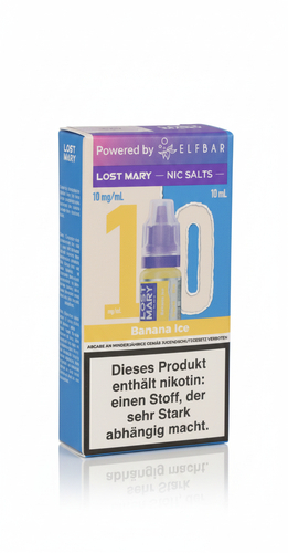 Lost Mary Nikotinsalz Liquid Banana Ice 10ml 10mg/ml