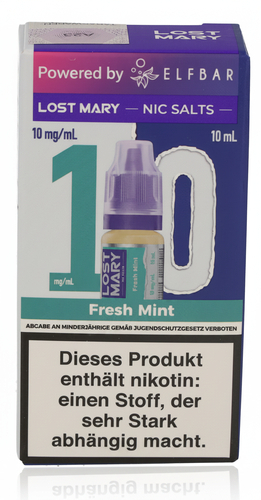 Lost Mary Nikotinsalz Liquid Fresh Mint 10ml 10mg/ml
