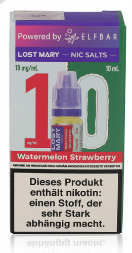 Lost Mary Nikotinsalz Liquid Watermelon Strawberry 10ml 10mg/ml