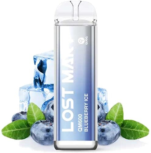 Lost Mary QM600 CP Einweg E-Zigarette Designed by Elfbar Blueberry Ice 20mg Lost Mary QM600 CP Einweg E-Zigarette Designed by Elfbar Blueberry Ice 20mg