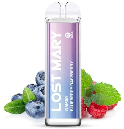 Lost Mary QM600 CP Einweg E-Zigarette Designed by Elfbar Blueberry Raspberry 20mg Lost Mary QM600 CP Einweg E-Zigarette Designed by Elfbar Blueberry Raspberry 20mg