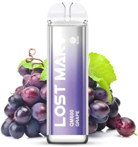 Lost Mary QM600 CP Einweg E-Zigarette Designed by Elfbar Grape 20mg Lost Mary QM600 CP Einweg E-Zigarette Designed by Elfbar Grape 20mg