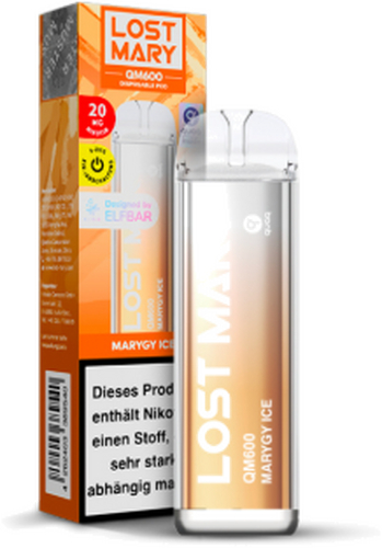 Lost Mary QM600 CP Einweg E-Zigarette Designed by Elfbar Marygy Ice 20mg