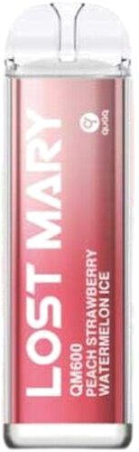 Lost Mary QM600 CP Einweg E-Zigarette Designed by Elfbar Peach Strawberry Watermelon Ice 20mg