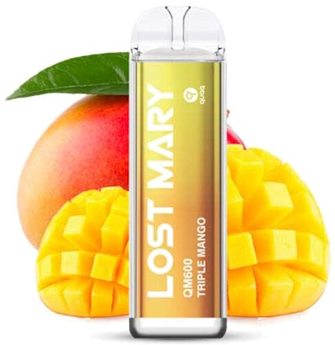Lost Mary QM600 CP Einweg E-Zigarette Designed by Elfbar Triple Mango 20mg Lost Mary QM600 CP Einweg E-Zigarette Designed by Elfbar Triple Mango 20mg