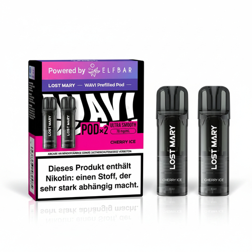 Lost Mary Wavi Prefilled Pods Cherry Ice 2x2ml 20mg/ml