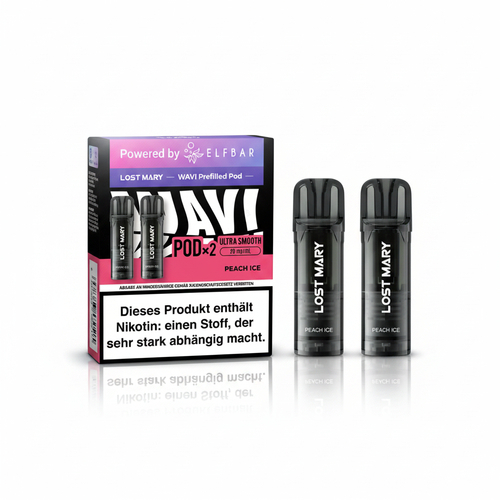 Lost Mary Wavi Prefilled Pods Peach Ice 2x2ml 20mg/ml