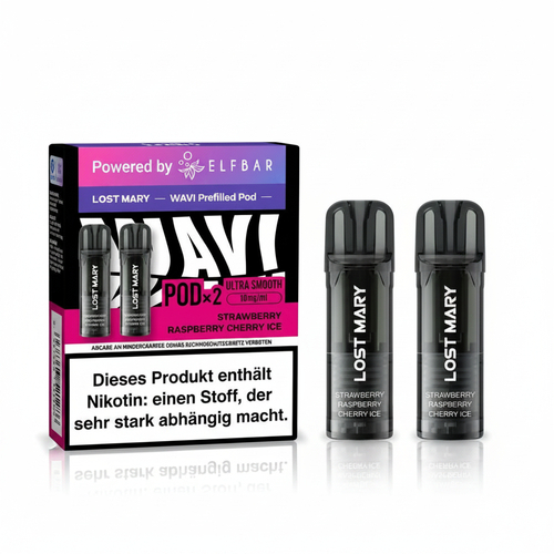 Lost Mary Wavi Prefilled Pods Strawberry Raspberry Cherry Ice 2x2ml 20mg/ml