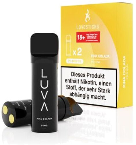 Lovesticks Pina Colada Prefilled Pod 2x2ml Lovesticks Pina Colada Prefilled Pod 2x2ml