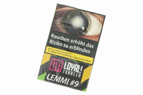 Loyal Shisha Tabak LEMMI No.9 20g Loyal Shisha Tabak LEMMI No.9 20g