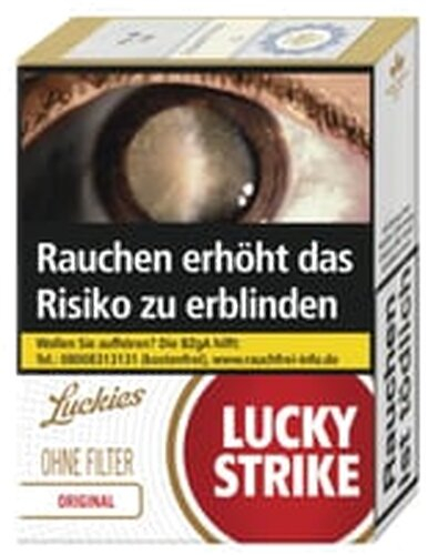 Lucky Strike Plain ohne Filter 20er
