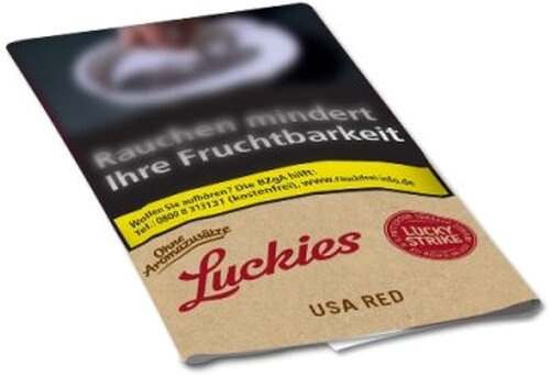 Lucky Strike Tabak ohne Zusätze Origins USA Red 30g Päckchen Feinschnitt Lucky Strike Tabak ohne Zusätze Origins USA Red 30g Päckchen Feinschnitt