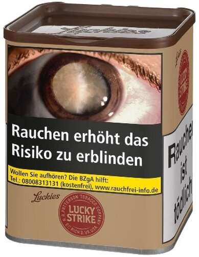 Lucky Strike Tabak ohne Zusätze Origins USA Red 61g Dose Zigarettentabak Lucky Strike Tabak ohne Zusätze Origins USA Red 61g Dose Zigarettentabak
