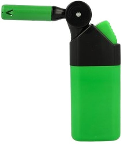Lux Mini Stabfeuerzeug abknickbar Grün Lux Mini Stabfeuerzeug abknickbar Grün