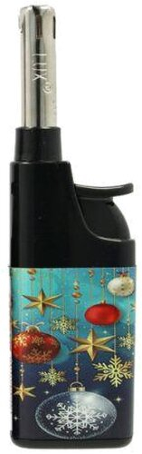 Lux Mini Stabfeuerzeug Piezo Merry Christmas Weihnachtskugeln und Sterne Lux Mini Stabfeuerzeug Piezo Merry Christmas Weihnachtskugeln und Sterne