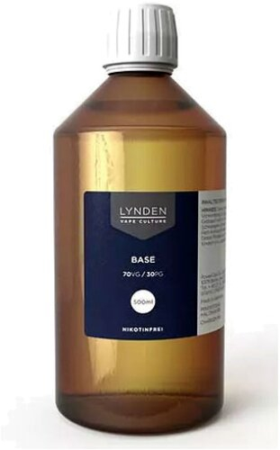 LYNDEN Base 70 VG / 30 PG 500 ml LYNDEN Base 70 VG / 30 PG 500 ml