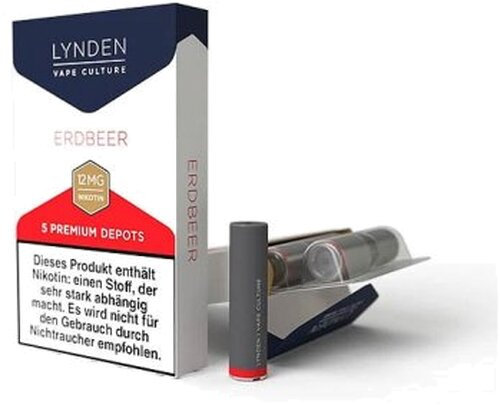 LYNDEN Depots Erdbeere 12 mg Nikotin LYNDEN Depots Erdbeere 12 mg Nikotin