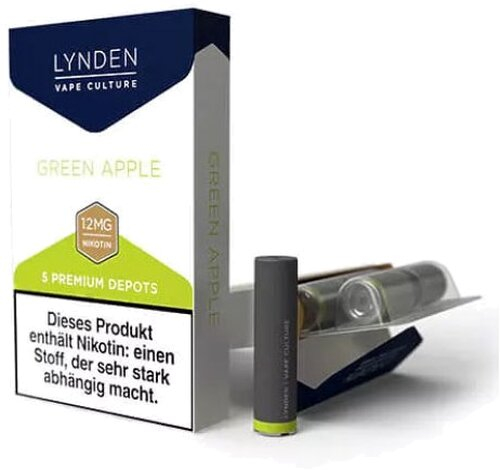 LYNDEN Depots Green Apple 12 mg Nikotin LYNDEN Depots Green Apple 12 mg Nikotin