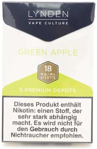 LYNDEN Depots Green Apple 18 mg Nikotin