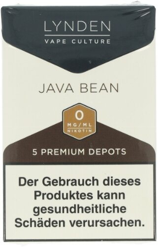 LYNDEN Depots Java Bean 0mg Nikotin LYNDEN Depots Java Bean 0mg Nikotin