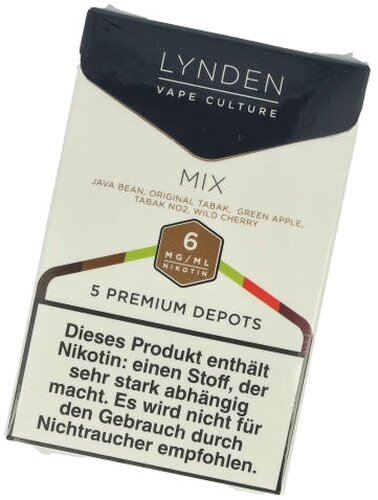 LYNDEN Depots MIX 6mg Nikotin