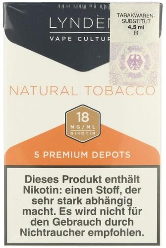 Lynden Depots Natural Tobacco 18mg