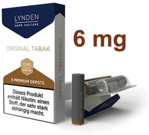 LYNDEN Depots Original Tabak 6 mg Nikotin