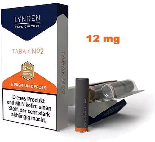 LYNDEN Depots Tabak No 2, 12 mg Nikotin