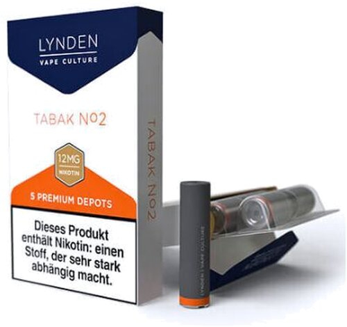LYNDEN Depots Tabak No 2, 18 mg Nikotin